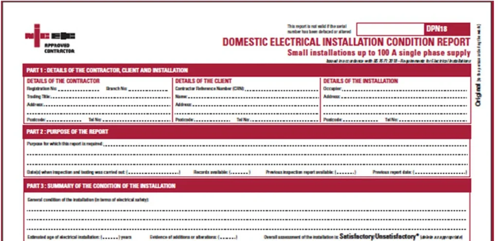 Electrical Reports for Probate Property